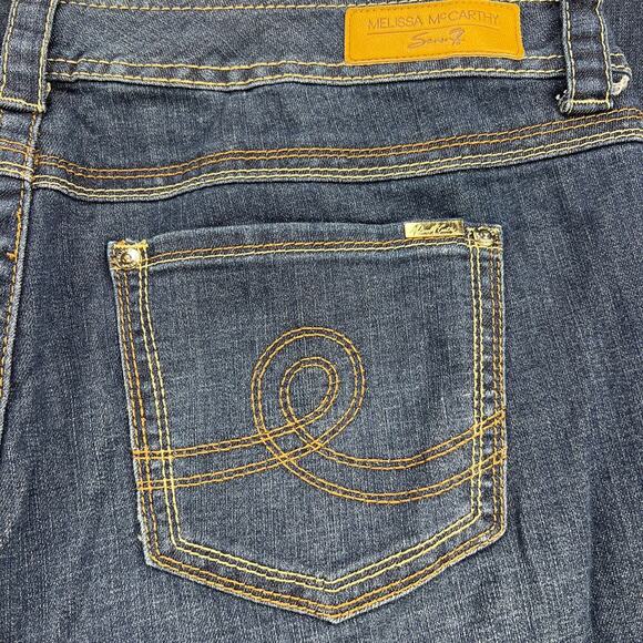 Seven7 x Melissa McCarthy Straight Leg Medium Wash Mid Rise Jeans Size 20 - Picture 8 of 13